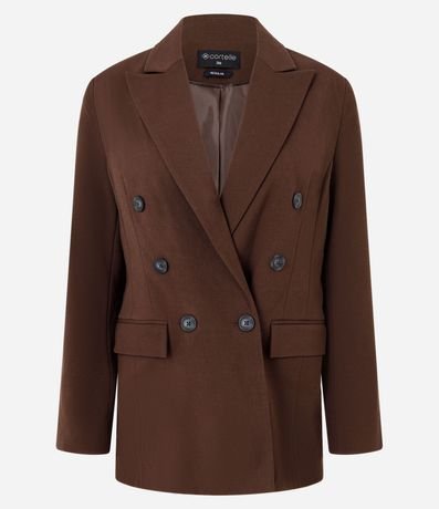 Blazer Alargado en Sastrería con Botones 6