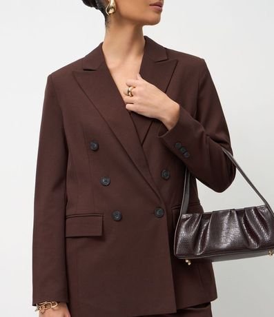 Blazer Alargado en Sastrería con Botones 4