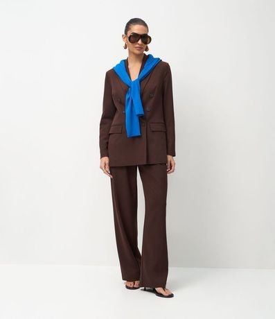 Blazer Alargado en Sastrería con Botones 5