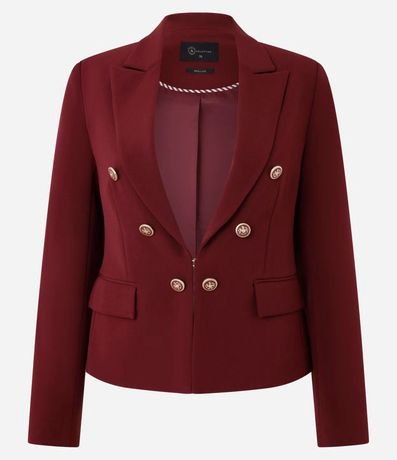 Blazer Slim Sastre con Botones Diferenciados 5