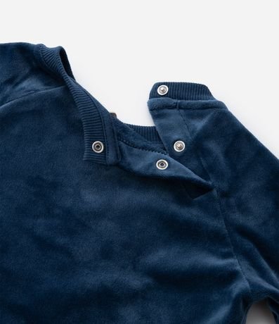 Conjunto Infantil en Plush con Bordado de Oso – Talle 0 a 18 Meses 10