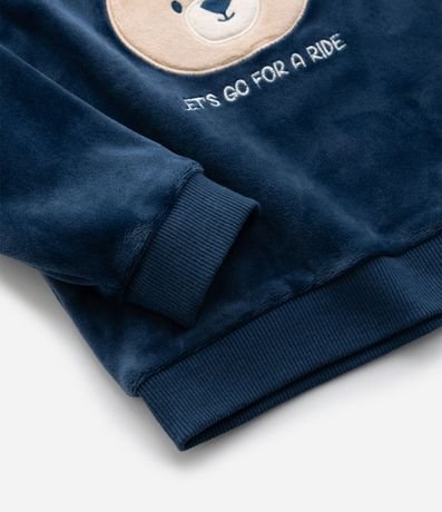 Conjunto Infantil en Plush con Bordado de Oso – Talle 0 a 18 Meses 12