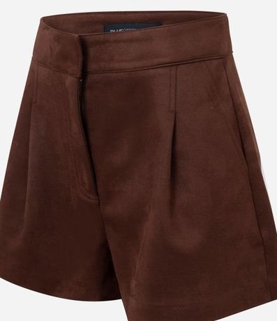 Short Evasê en Gamuza con Pliegues 2