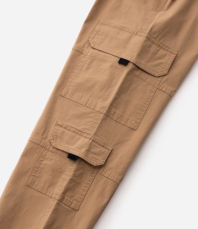 Pantalón Slim Infantil en Sarga RipStop con Bolsos Cargo - Talle 5 a 14 4