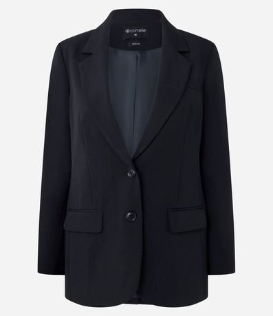 Blazer Regular en Sastrería con Botones y Bolsillos Delanteros 7