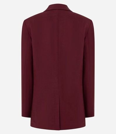 Blazer en Viscolino con Lapelas y Botón Único 6