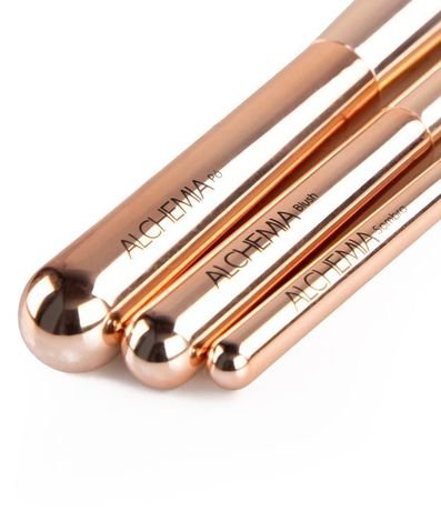 Kit Pinceles de Maquillaje con Estuche Glow Alchemia 4