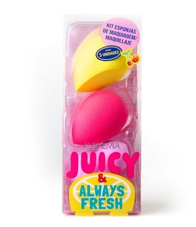 Kit Esponjas de Maquillaje Alchemia Juicy And Always Fresh
