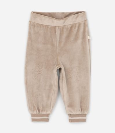 Conjunto Infantil en Plush con Campera Bordada y Pantalón – Talle 0 a 18 Meses 5