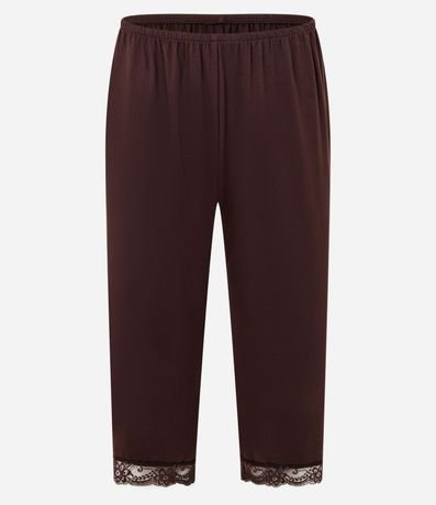 Pijama Capri Peach Touch con Encaje Aplicado 7