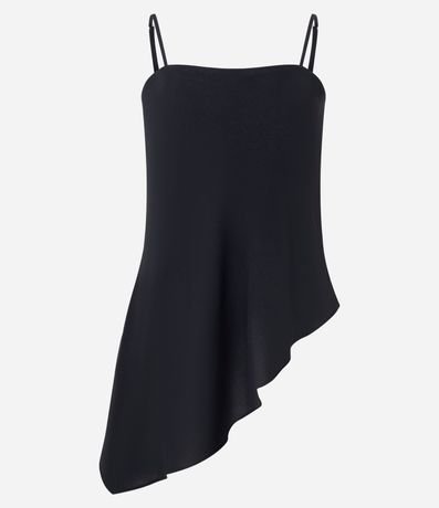 Blusa de Bretel en Airflow con Ruedo Asimétrico 5
