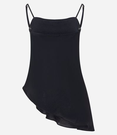 Blusa de Bretel en Airflow con Ruedo Asimétrico 6