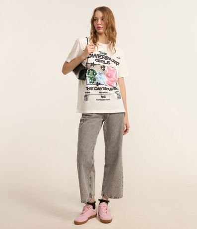 Remera en Algodón con Estampa Frente y Espalda Chicas Superpoderosas 2