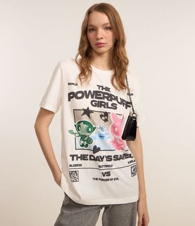 Remera en Algodón con Estampa Frente y Espalda Chicas Superpoderosas 3