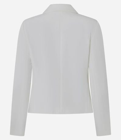 Blazer Slim Sastre con Botones Diferenciados 11