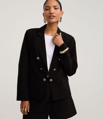 Blazer Slim Sastre con Botones Diferenciados 4