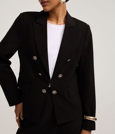 Blazer Slim Sastre con Botones Diferenciados 5