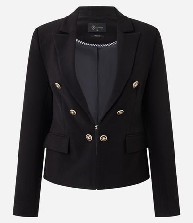 Blazer Slim Sastre con Botones Diferenciados 6