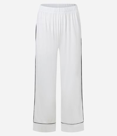 Pijama Largo Toque Suave con Biés Contrastantes 3