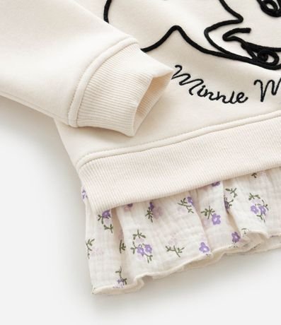 Buzo Infantil con Bordado Minnie y Ruedo de Camisa – Talle 1 a 6 años 6