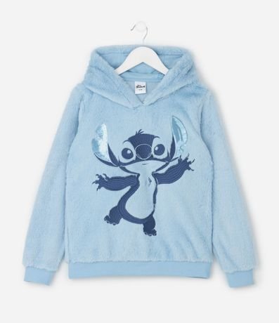 Buzo Infantil Stitch con Orejitas en Lentejuela – Talle 5 a 14 años 2