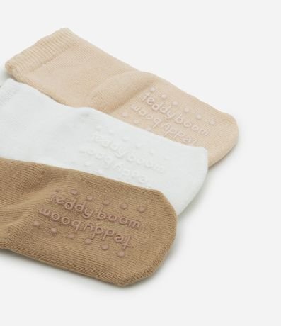 Kit Infantil 3 Medias con Animais y Terry - Talle RN a 12 Meses 3