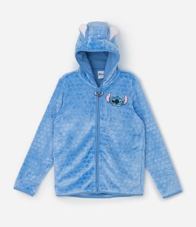 Campera Infantil con Bordado Stitch  y Capucha con Orejas – Talle 5 a 14 años 2