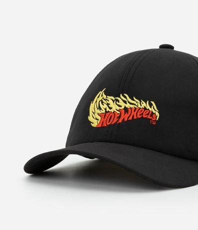 Gorra Infantil Aba Curva con Bordado Hot Wheels - Talle Único 4