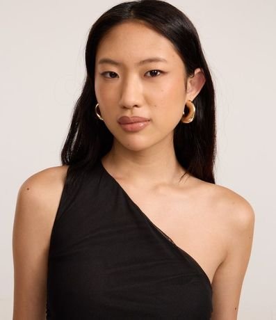 Vestido New Midi en Tule con Hombro Único y Fruncido Lateral 3