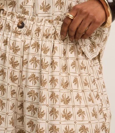 Short Runner en Viscolino con Estampa de Palmeras 4