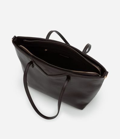 Cartera Shopper Grande con Asa Larga y Textura Crocco 6