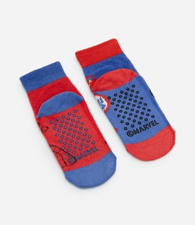 Kit 02 Medias Infantil con Estampa de Spidey – Talle 22 a 30 2