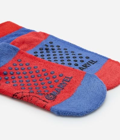 Kit 02 Medias Infantil con Estampa de Spidey – Talle 22 a 30 3