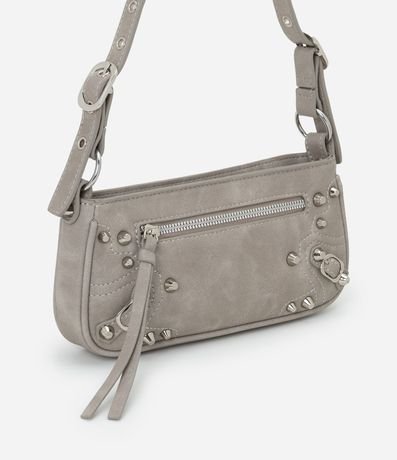 Cartera Baguette con Detalles en Metal y Asa Ajustable 2