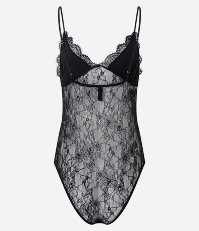Body en Encaje con Copa y Escote V 3