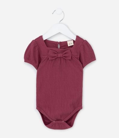 Body Infantil con Lazo en el Pecho – Talle RN a 18 Meses 1