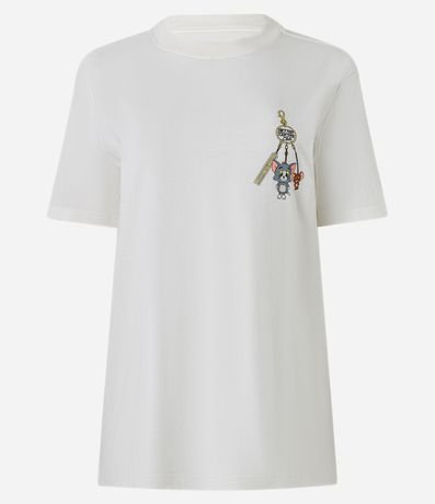 Remera en Algodón con Estampa Frente y Espalda Tom & Jerry 6