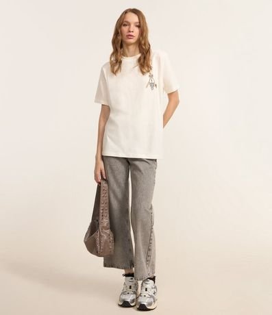 Remera en Algodón con Estampa Frente y Espalda Tom & Jerry 2