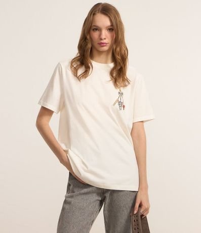 Remera en Algodón con Estampa Frente y Espalda Tom & Jerry 3