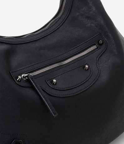 Cartera Grande Hobo con Detalles de Hebilla 6