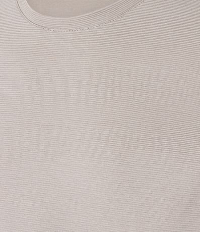 Remera Slim en Algodón Acanalada 6