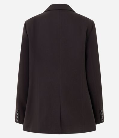 Blazer en Sastre Alargado con Abotonado 7