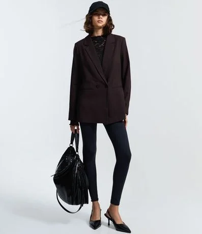 Blazer en Sastre Alargado con Abotonado 2