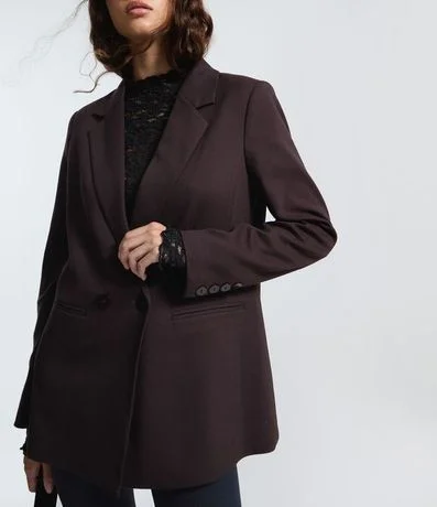 Blazer en Sastre Alargado con Abotonado 3