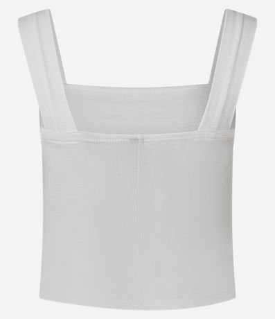 Blusa Musculosa Básica con Escote Cuadrado 5