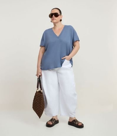 Blusa en Rib sin Sisa con Cuello Curve & Plus Size 2