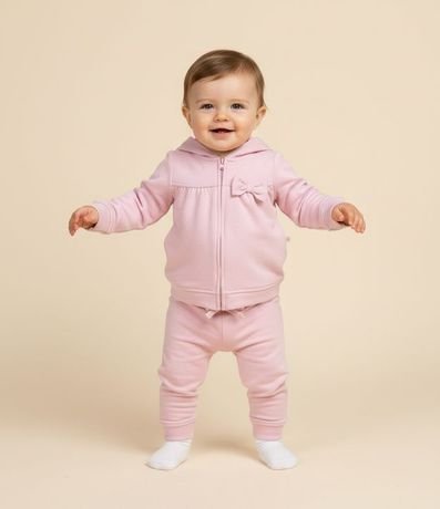 Pantalón Infantil Jogger en Modal - Talle 0 a 18 Meses