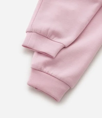 Pantalón Infantil Jogger en Modal - Talle 0 a 18 Meses 5