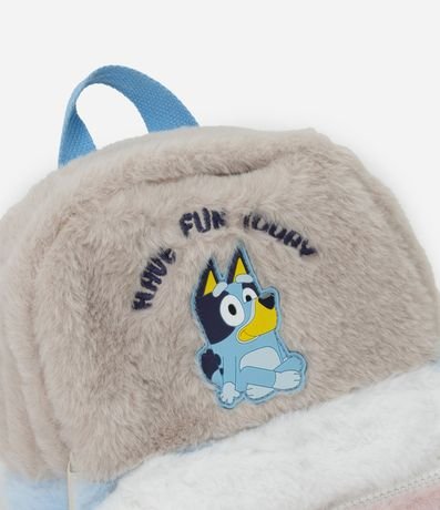 Mochila Infantil Felpuda con Estampa de Bluey – Talle U 4