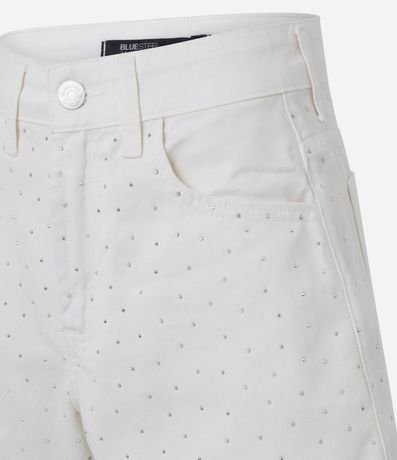 Short Mom en Sarga con Brillos 7